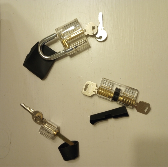 Locksmith Training Locks Clear For Viewing - Picture 1 of 5